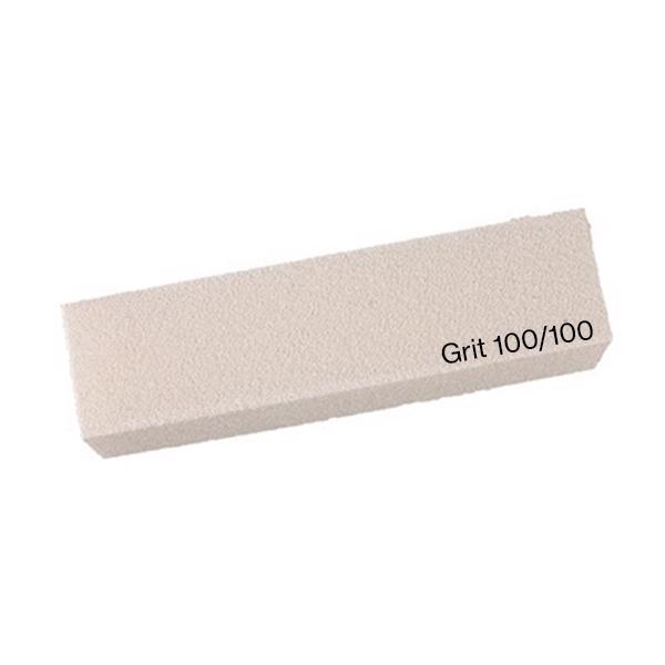 Buffer blok i hvid 100/100 grit, Nail Diva