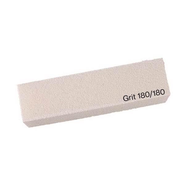 Buffer blok i hvid, 180/180 grit, Nail Diva