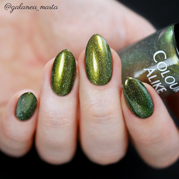 727 Golden Sunrise, Holografisk Topcoat, Colour Alike