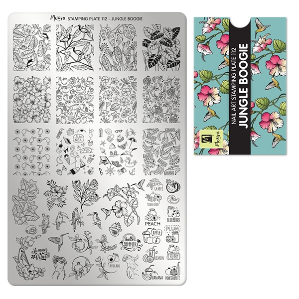 Jungle Boogie Stamping Plade No. 112, Moyra