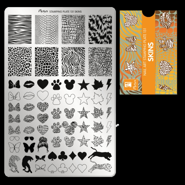 Skins, Stamping Plade NO. 131 stampingplade, Moyra